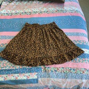 Sienna Sky animal print skirt. NWOT
